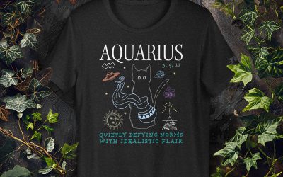 Aquarius Unisex Cat T-shirt