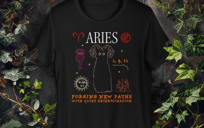 Aries Unisex Cat T-shirt