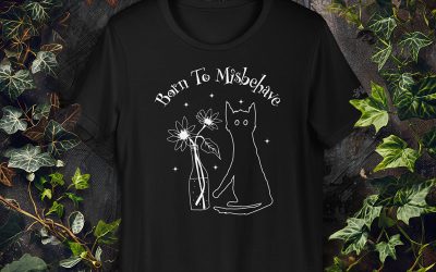 ‘Born to Misbehave’ Unisex Cat T-Shirt