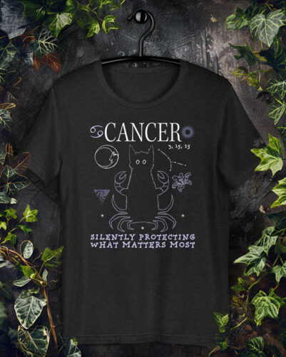 astrology cancer zodiac sign t-shirt