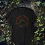'Finding Solace in Falling Leaves Escaping Social Peeves' Unisex Cat T-Shirt