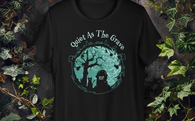 ‘Quiet as the Grave’ Unisex Cat T-Shirt
