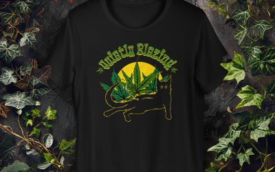 ‘Quietly Blazing’ Unisex Cat T-Shirt