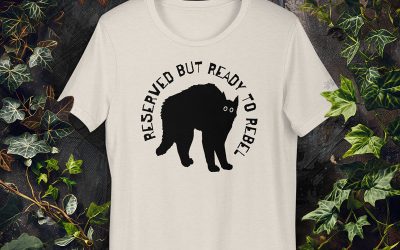 ‘Reserved but Ready to Rebel’ Unisex Cat T-Shirt