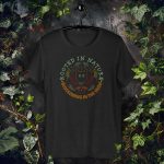 'Rooted in Nature, Blossoming in the Hush' Unisex Cat T-Shirt