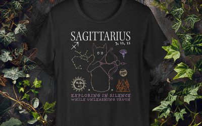 Sagittarius Unisex Cat T-Shirt