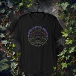 'Seeking Mystical Moments Bypassing Social Torments' Unisex Cat T-Shirt
