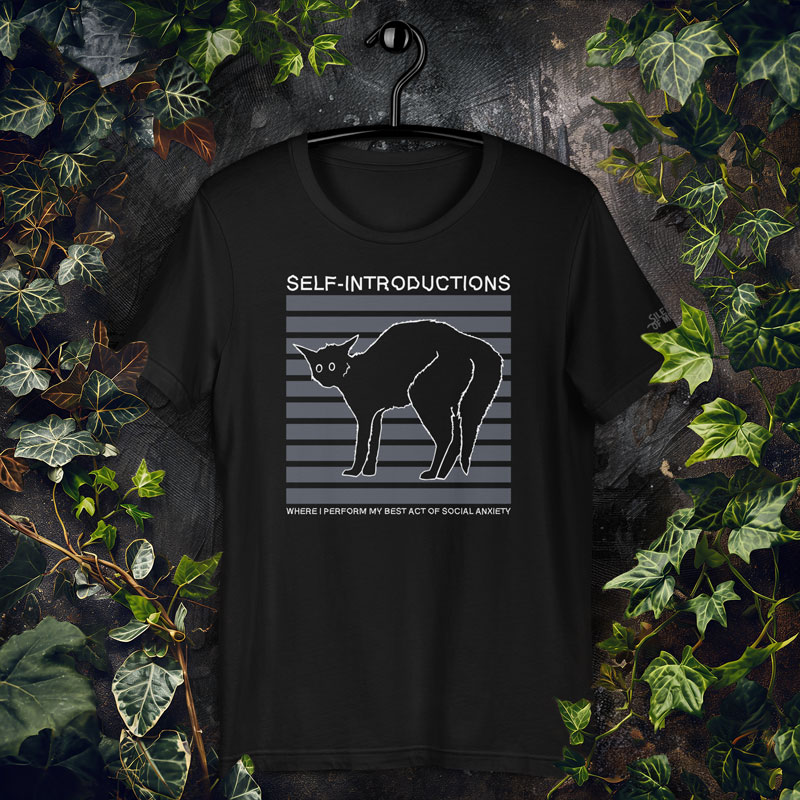social anxiety introvert t-shirt