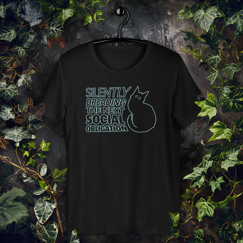 social obligation introvert t-shirt