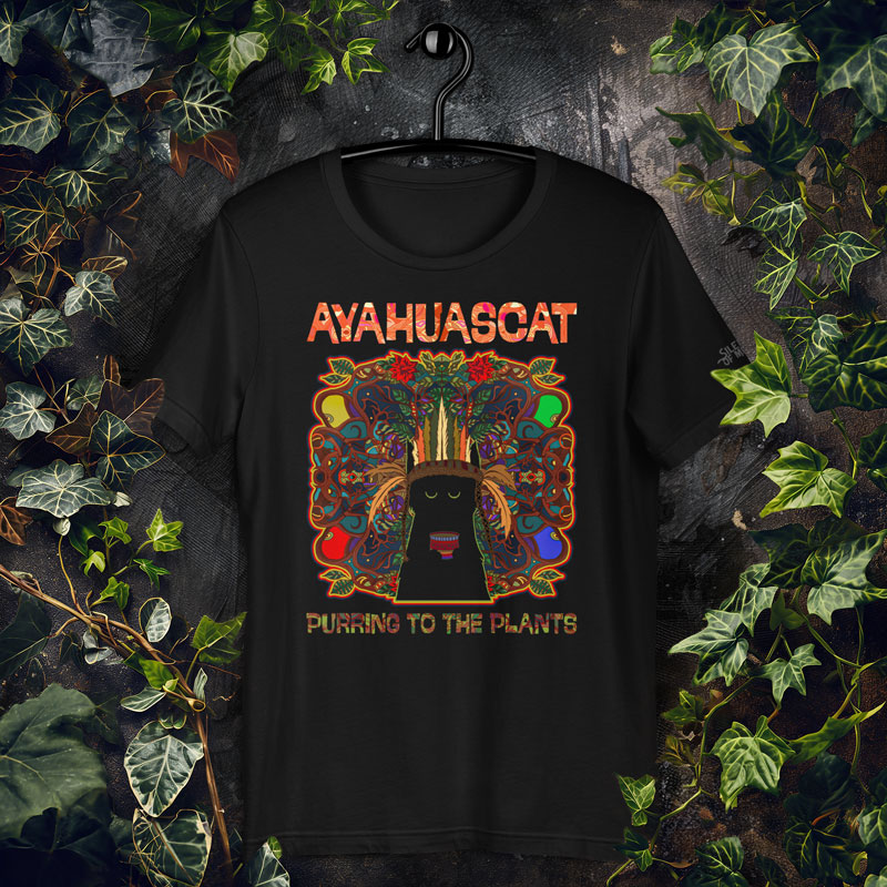 shaman cat t-shirt