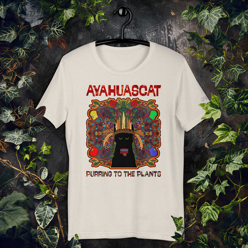 shaman cat t-shirt