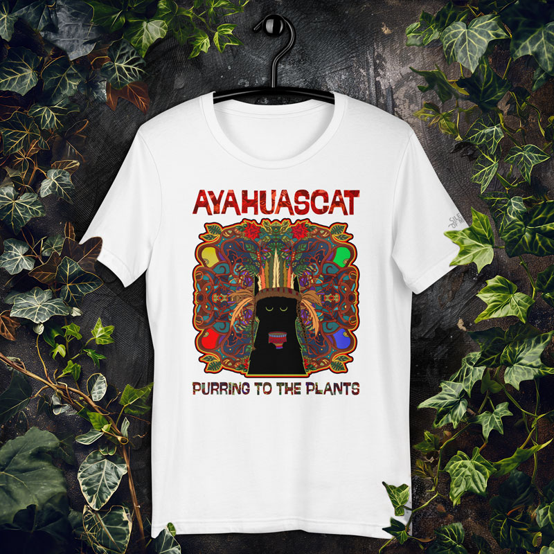 shaman cat t-shirt