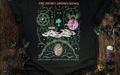 Heart Chakra Cat T-Shirt
