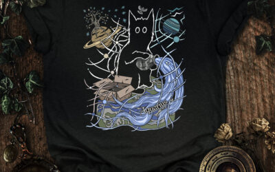Aquarius Cat T-shirt