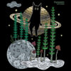 Horsetail cat t-shirt inspired by ancient herbal symbolism, showing a cat with Saturn, the Moon, horsetail, and fungi in a hand-drawn illustration.