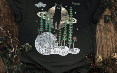 Horsetail Cat T-shirt – Study I