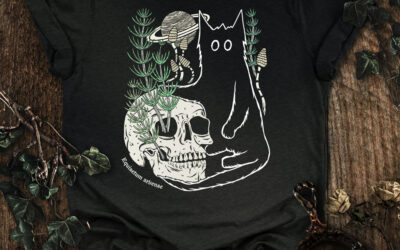 Horsetail Cat T-shirt – Study II