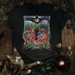 Moonlit Wildflowers x Silent Cat of Mischief - T-shirt